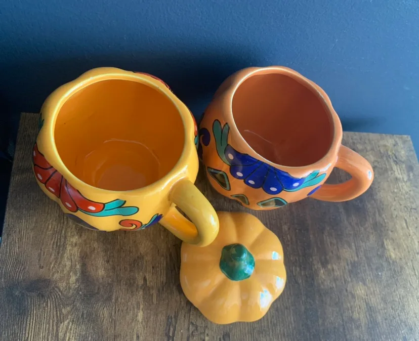 Ceramic Pumpkin Mugs 🎃 image indicator(4)