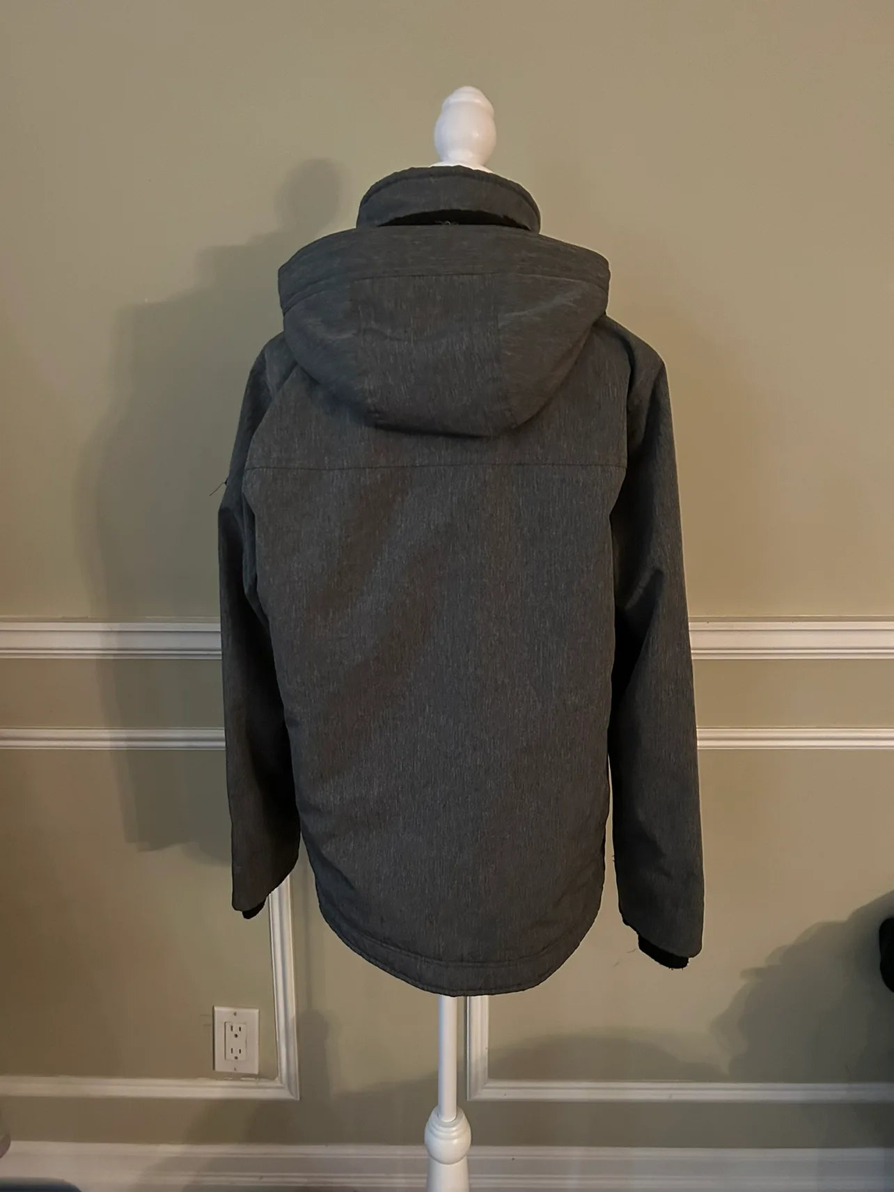 Men's Grey Winter Jacket image indicator(7)