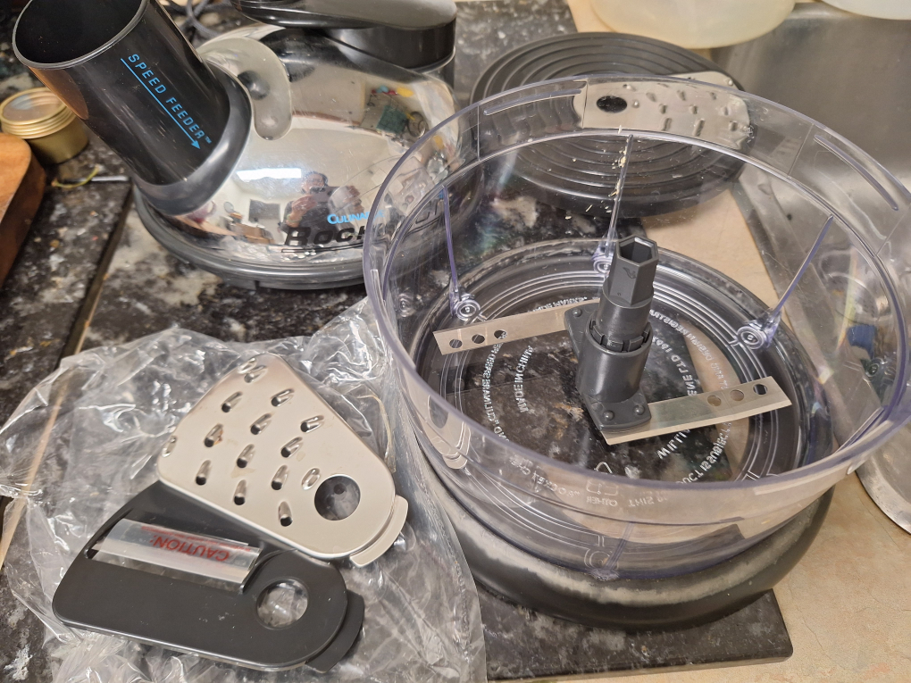 Rocket Chef manual Food Processor Blades and Attachments