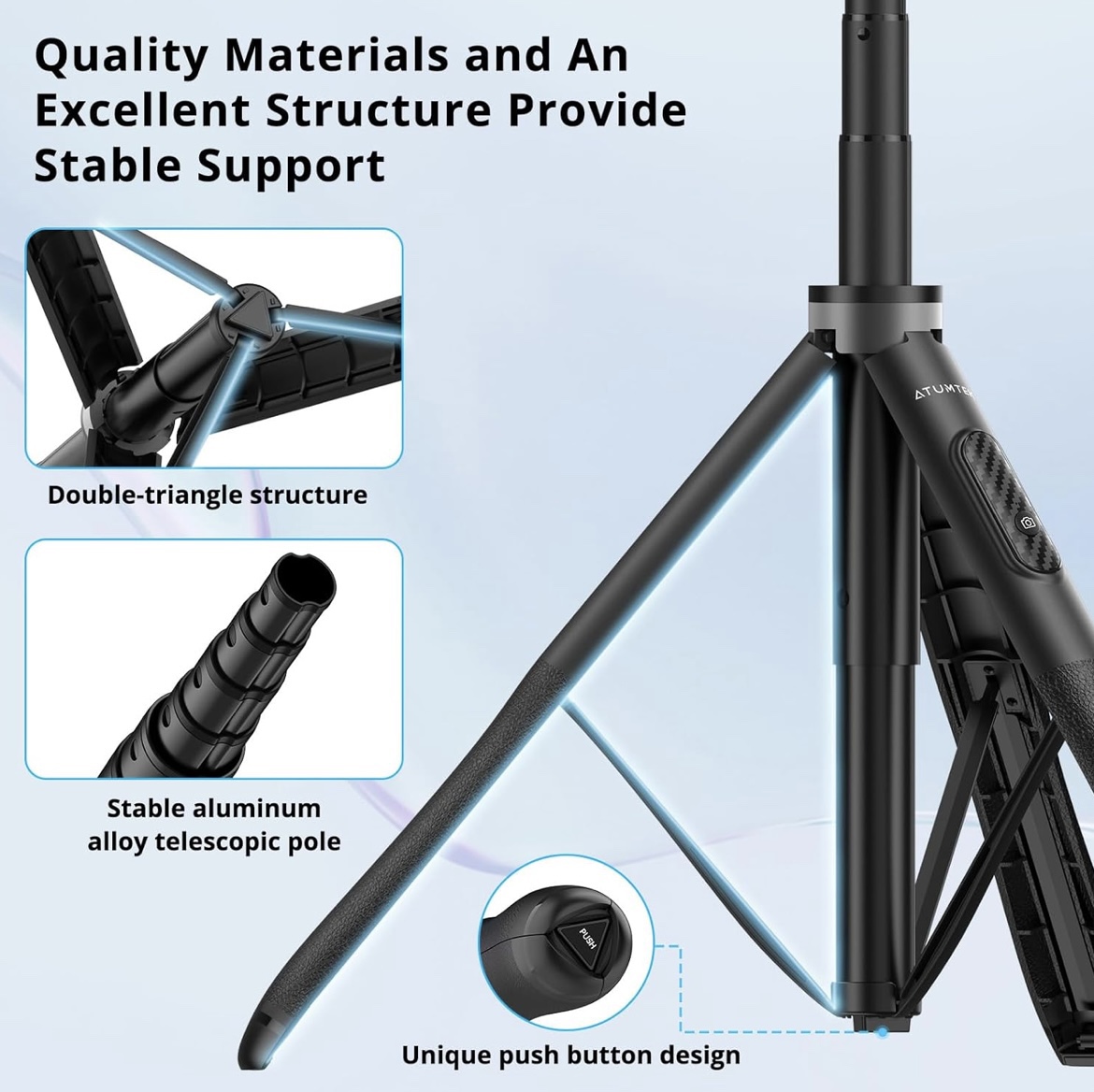 Bluetooth Selfie Stick Tripod - photo 5