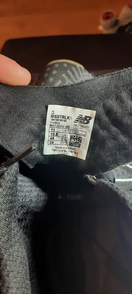 Men's New Balance Minimus Tr V1 Cross Trainer Sz 11 image indicator(5)