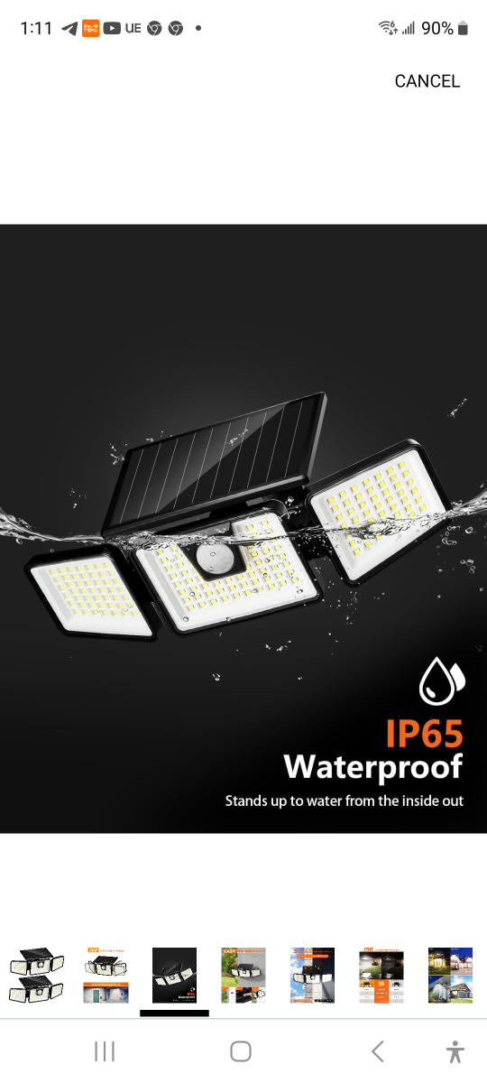 Brand new 2 pack Solar light outdoor with motion sensor - photo 3