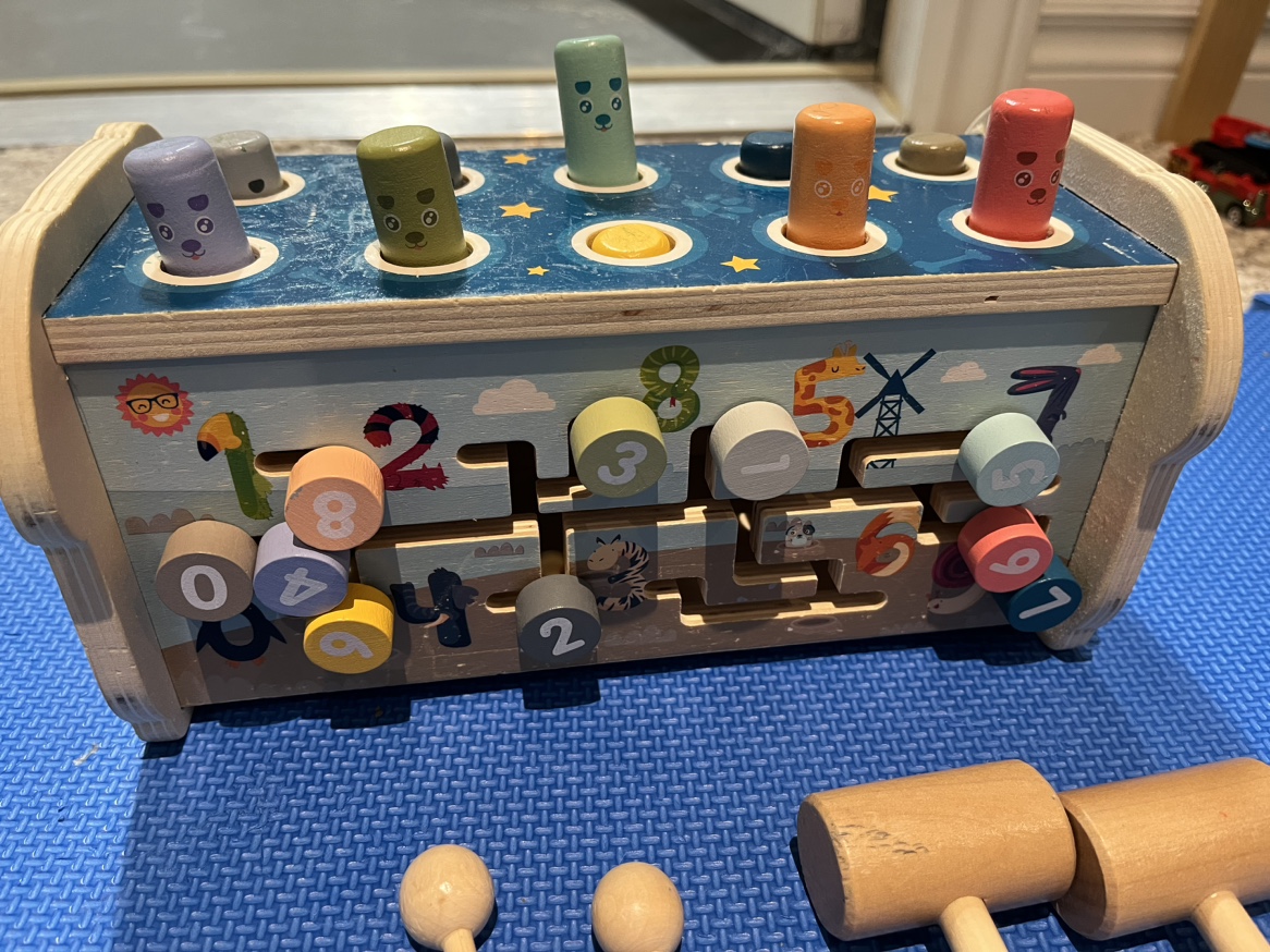 Wooden music play toy