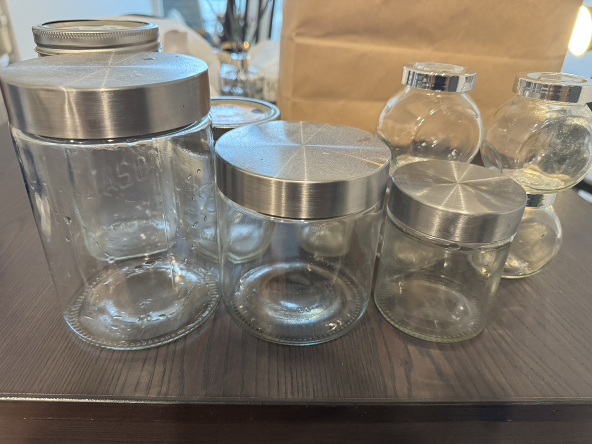 Glass Jars with Metal Lids - photo 2