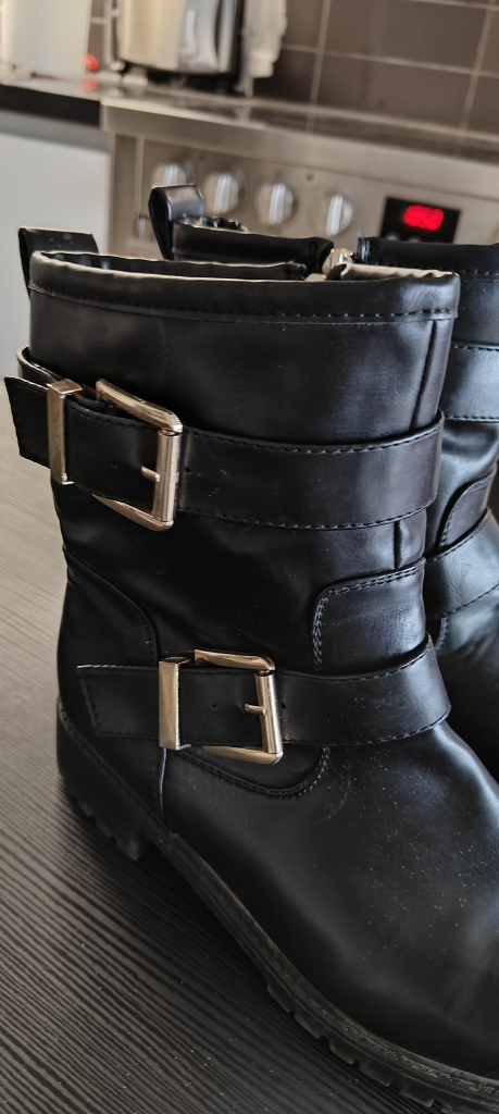Black Buckle Boots - photo 2
