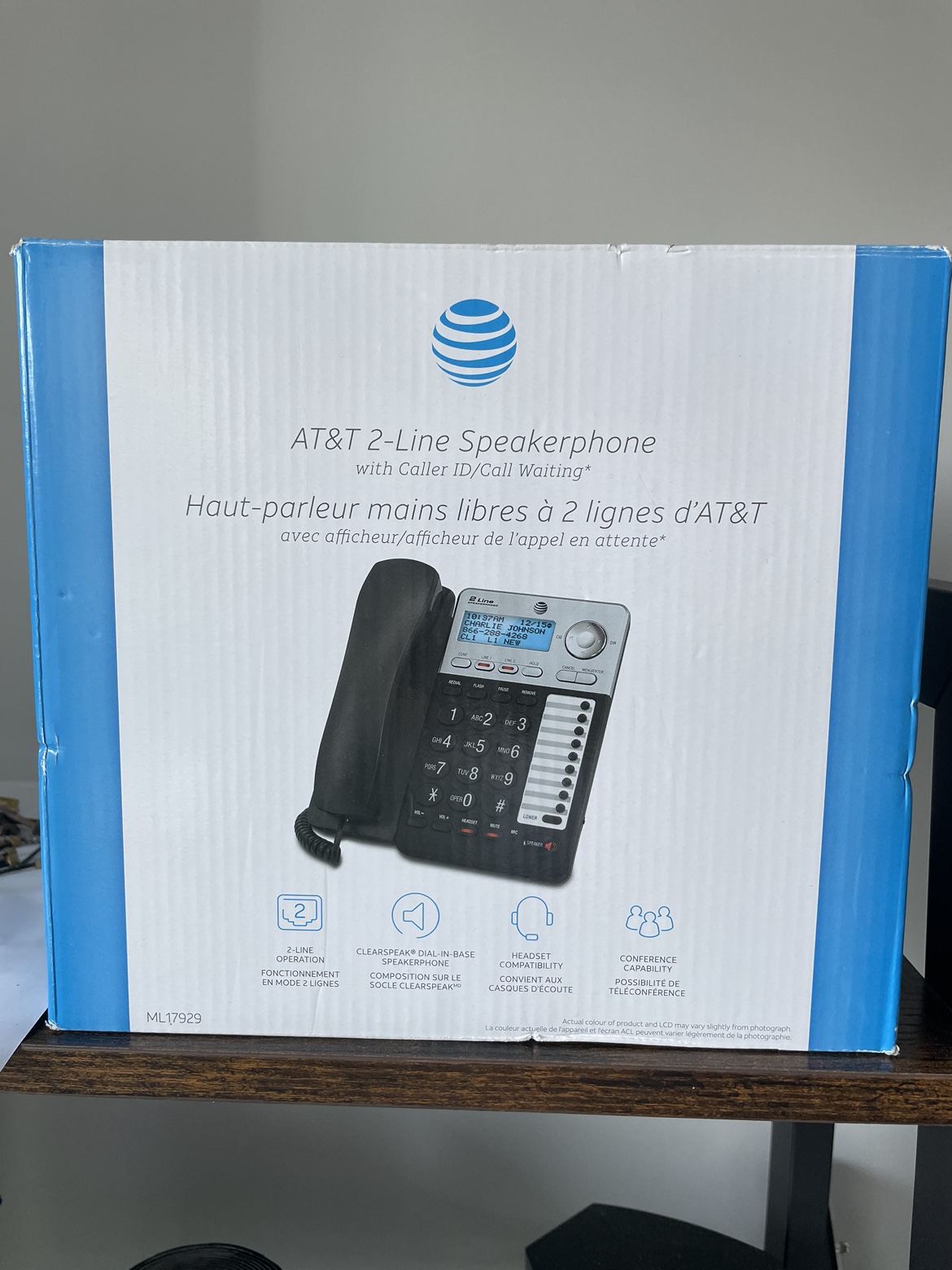 AT&T 2-Line Speakerphone with Caller ID/Call Waiting