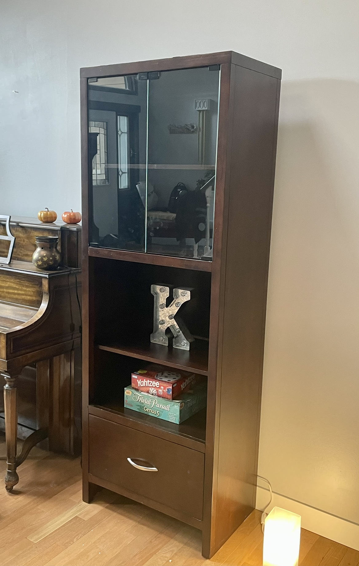 Brown Bookcases with Drawer - photo 2
