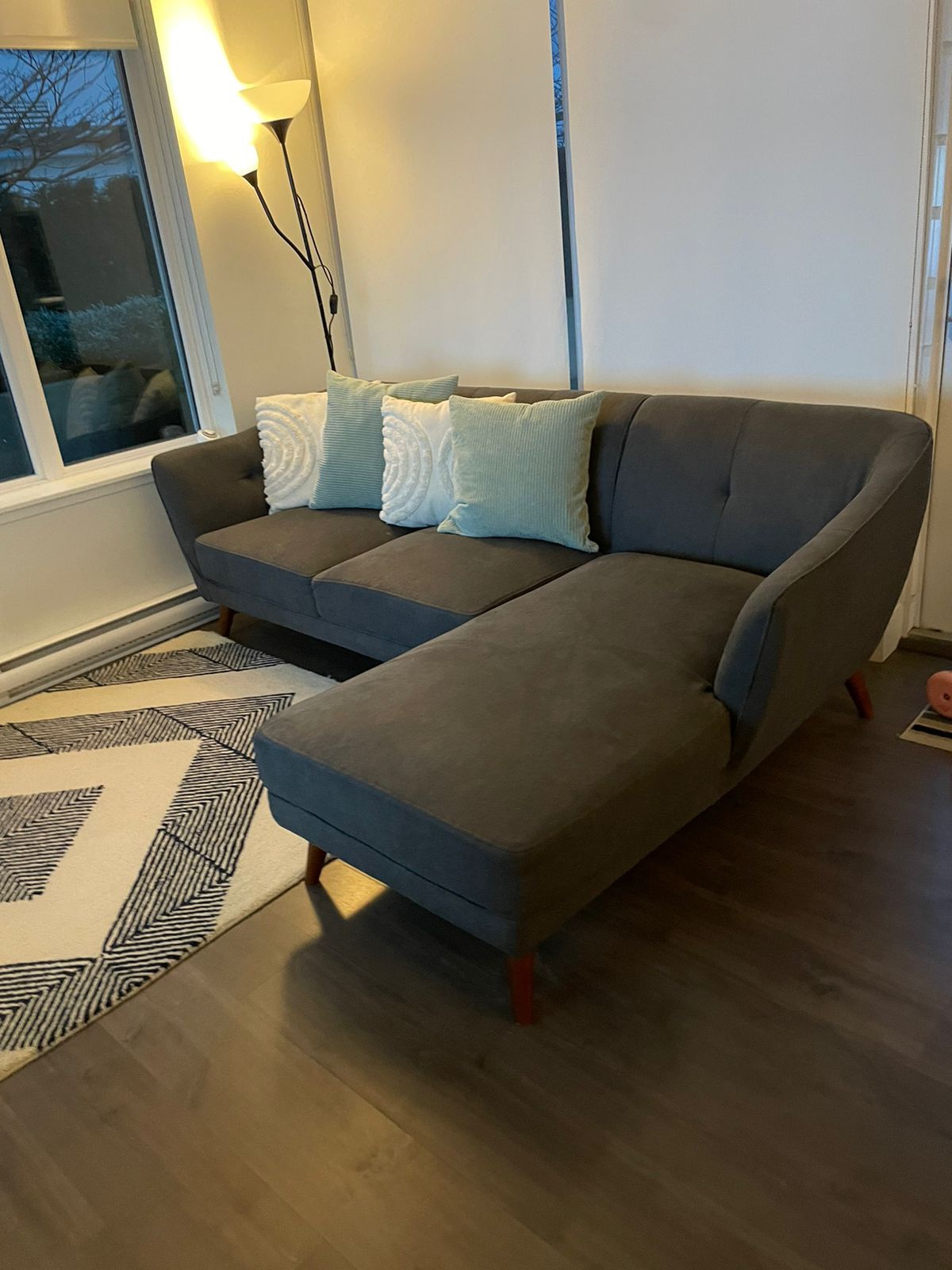 Grey Sectional Sofa - photo 2