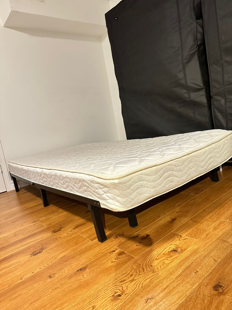 Bed Frame with Slatted Base adjustable - photo 2