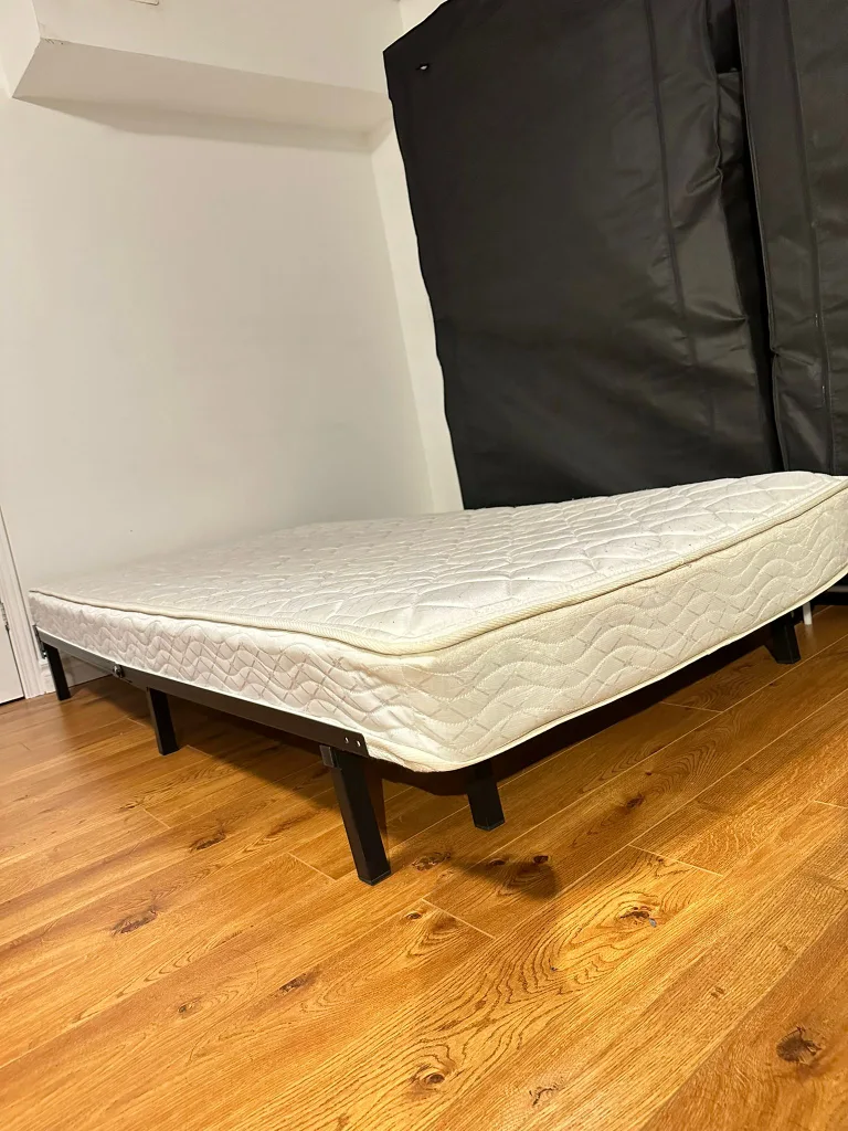 Bed Frame with Slatted Base adjustable image indicator(2)