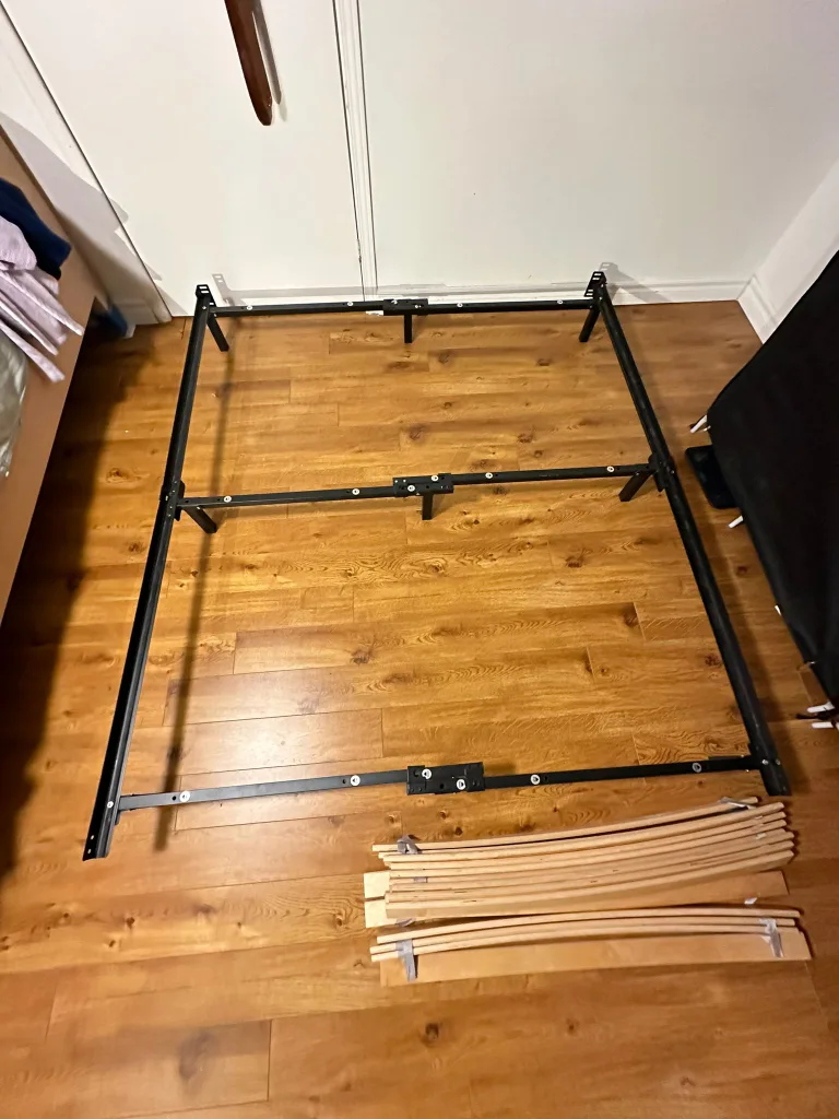 Bed Frame with Slatted Base adjustable image indicator(5)