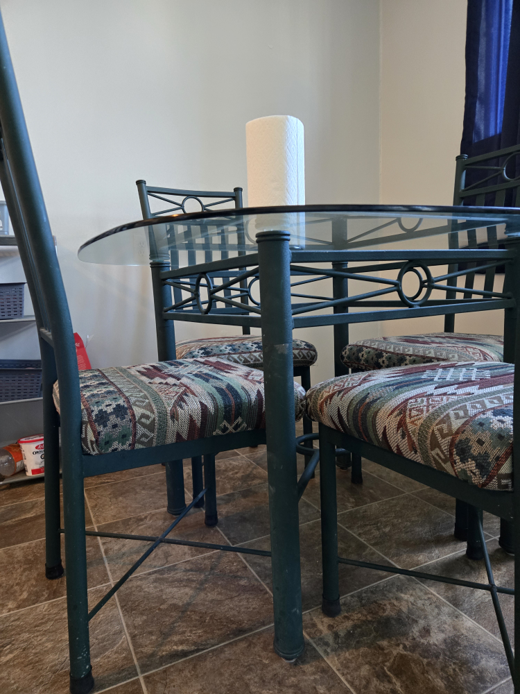 Dining Table Set with 4 Chairs