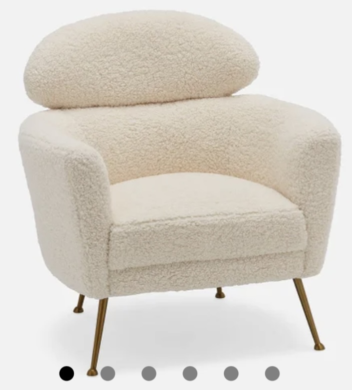 Boucle Accent Chair