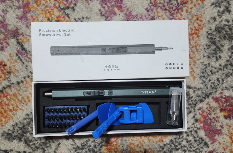 Electric Screwdriver Set with Bits