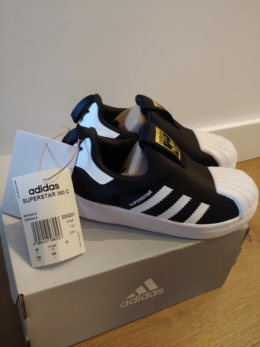 Adidas Superstar 360 C Kids Shoes Size 12K