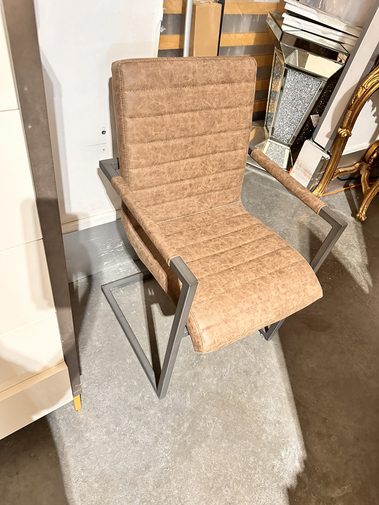 Modern Tan Armchair - photo 3