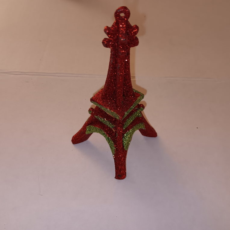 Eiffel Tower Holiday Ornaments NEW
