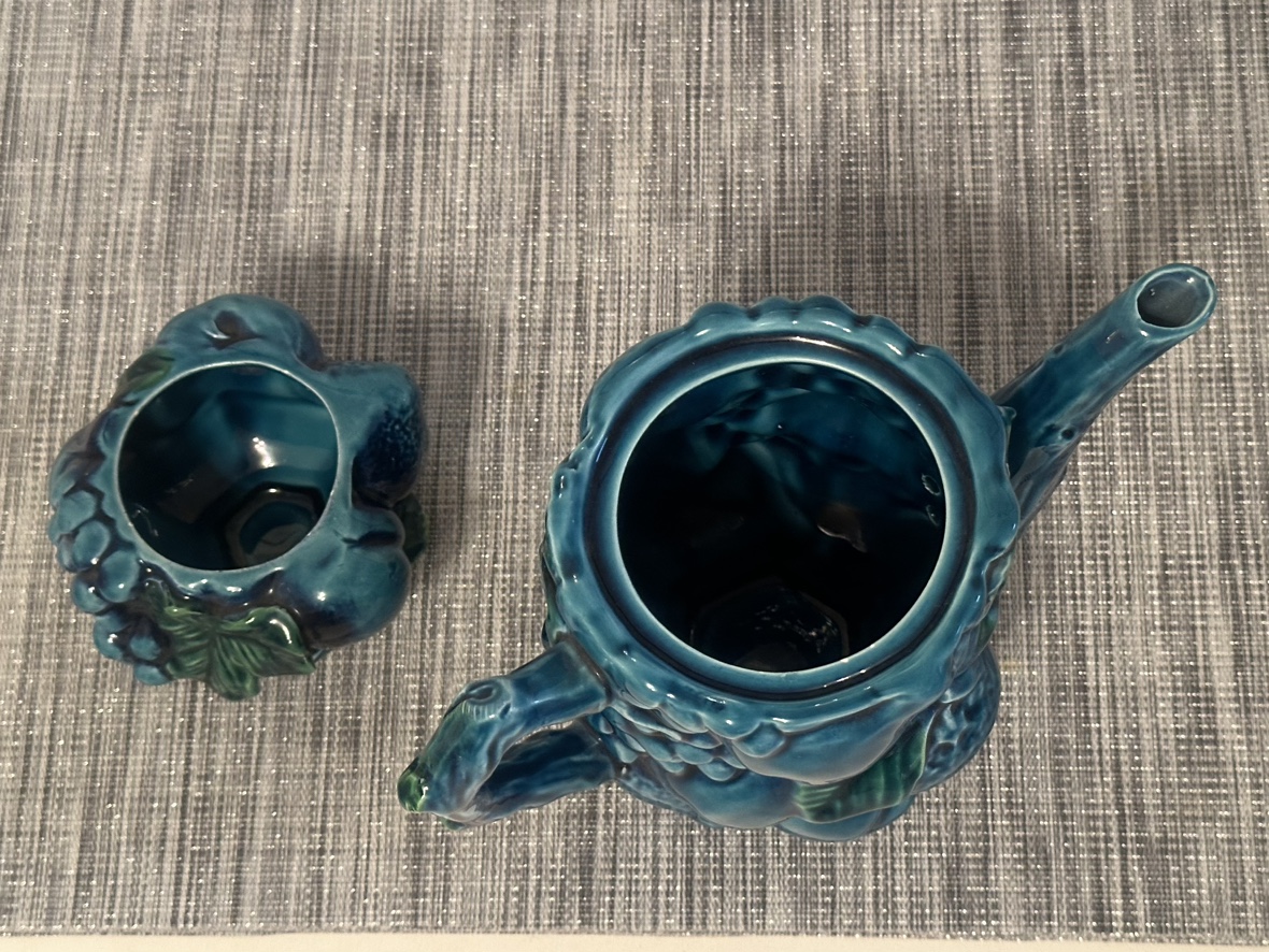 Inarco ‘Mood Indigo’ Teapot and Sugar Bowl - photo 4