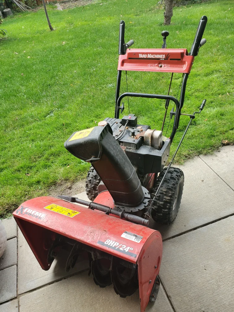 Yard Machines 8HP Snowblower thumbnail