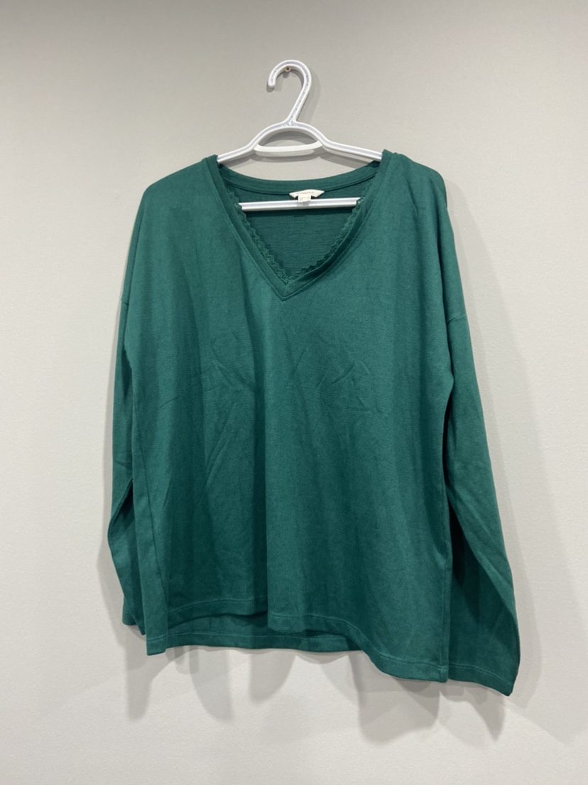 Springfield Green V-Neck Long Sleeve Top - photo 3