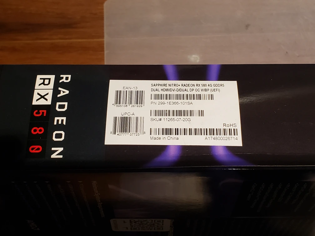 Sapphire Nitro+ Radeon RX 580 4GB GDDR5 Graphics Card - photo 2