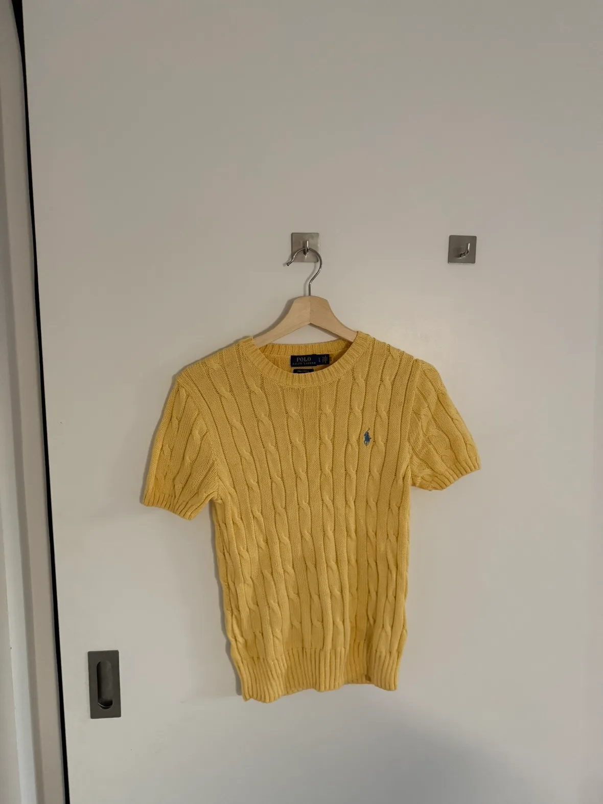 Polo Ralph Lauren Yellow Short Sleeve Sweater thumbnail
