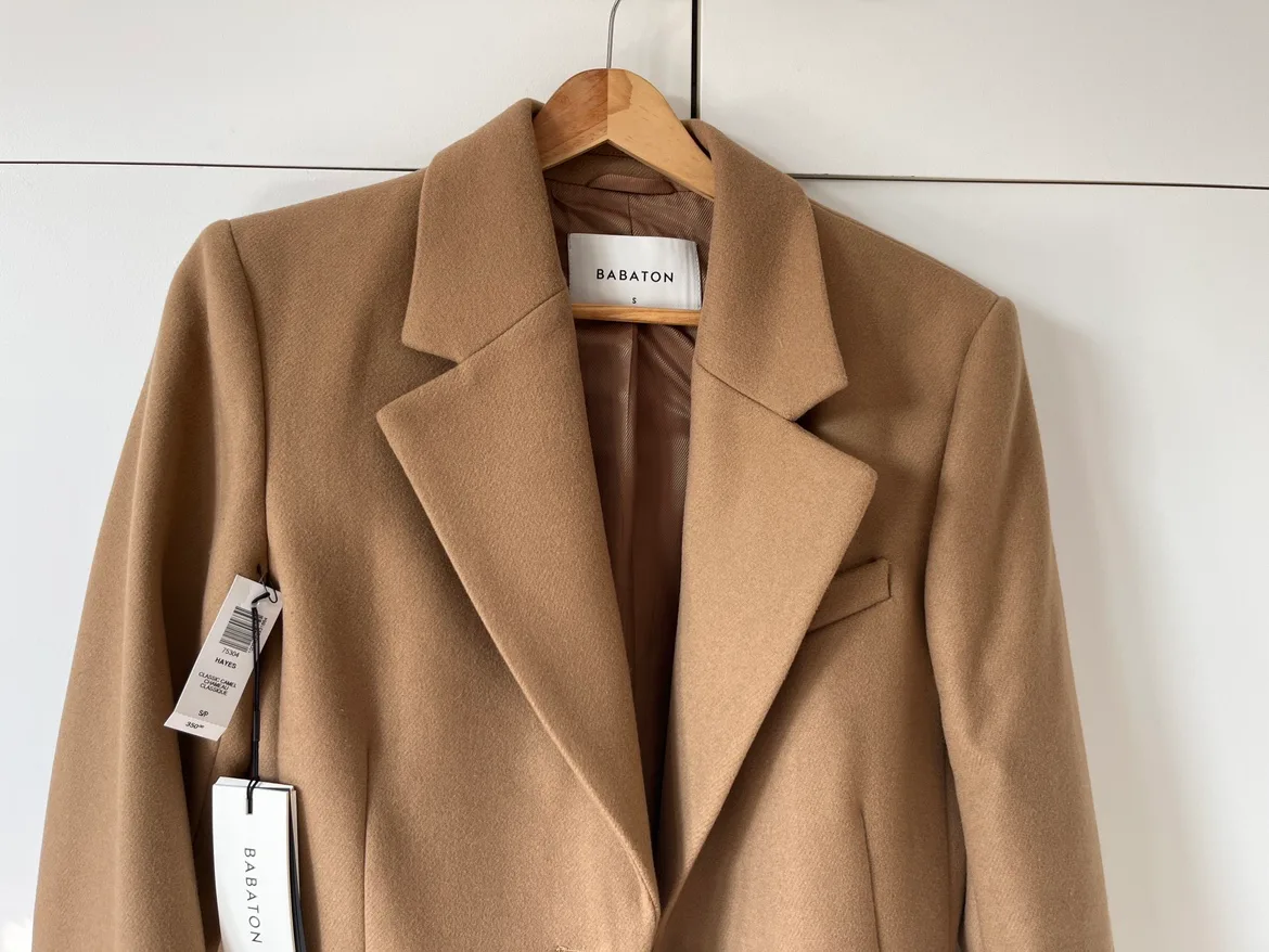 Babaton Hayes Classic Camel Coat thumbnail