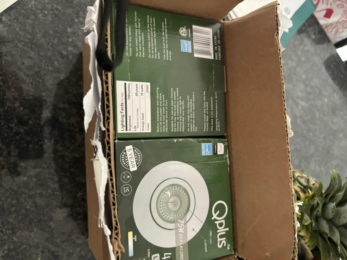 REDUCED 4  Qplus 4" LED Gimbal Spotlight  4 pkg image indicator(3)