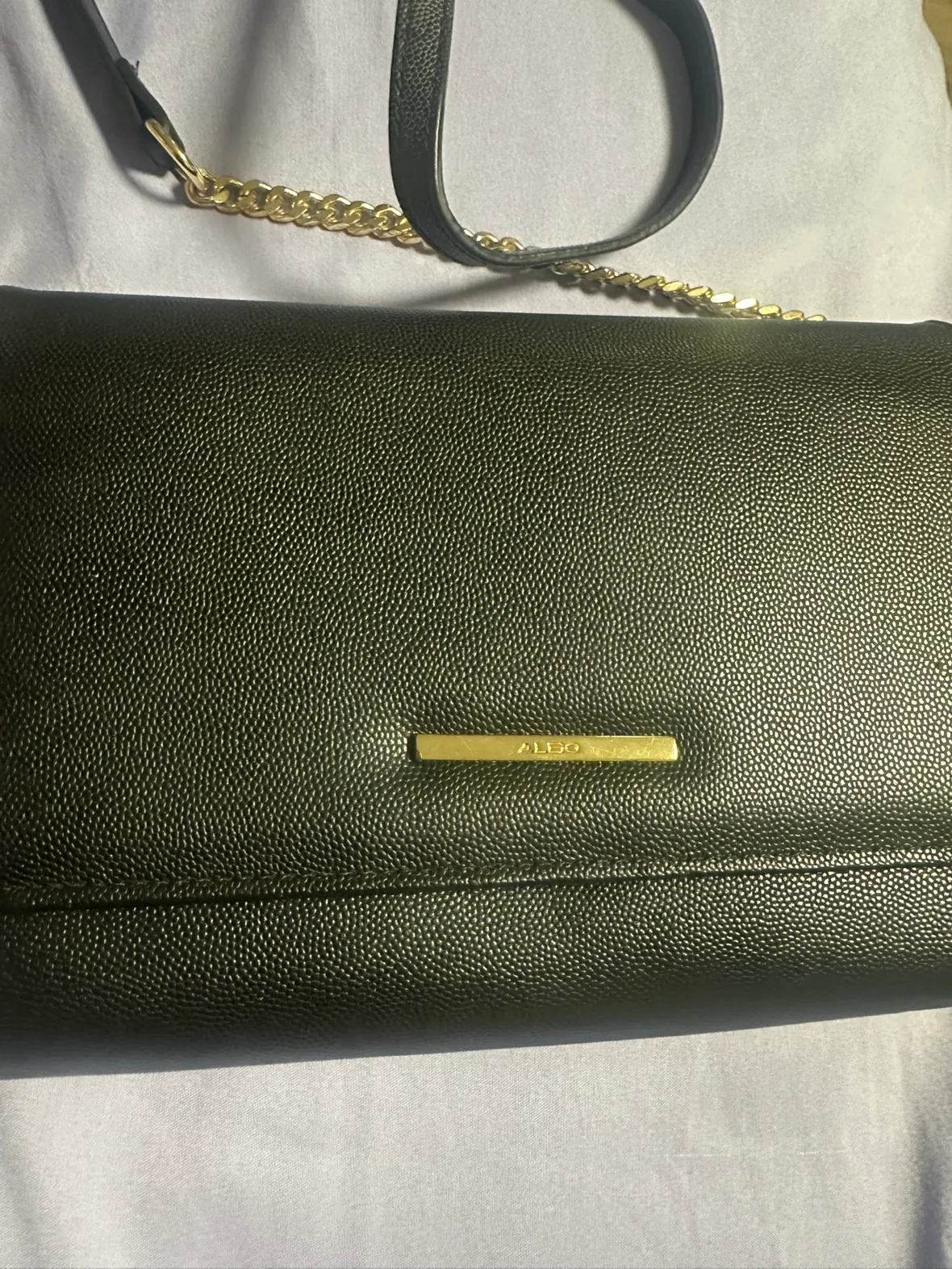 Aldo Black Chain Strap Wallet image indicator(2)