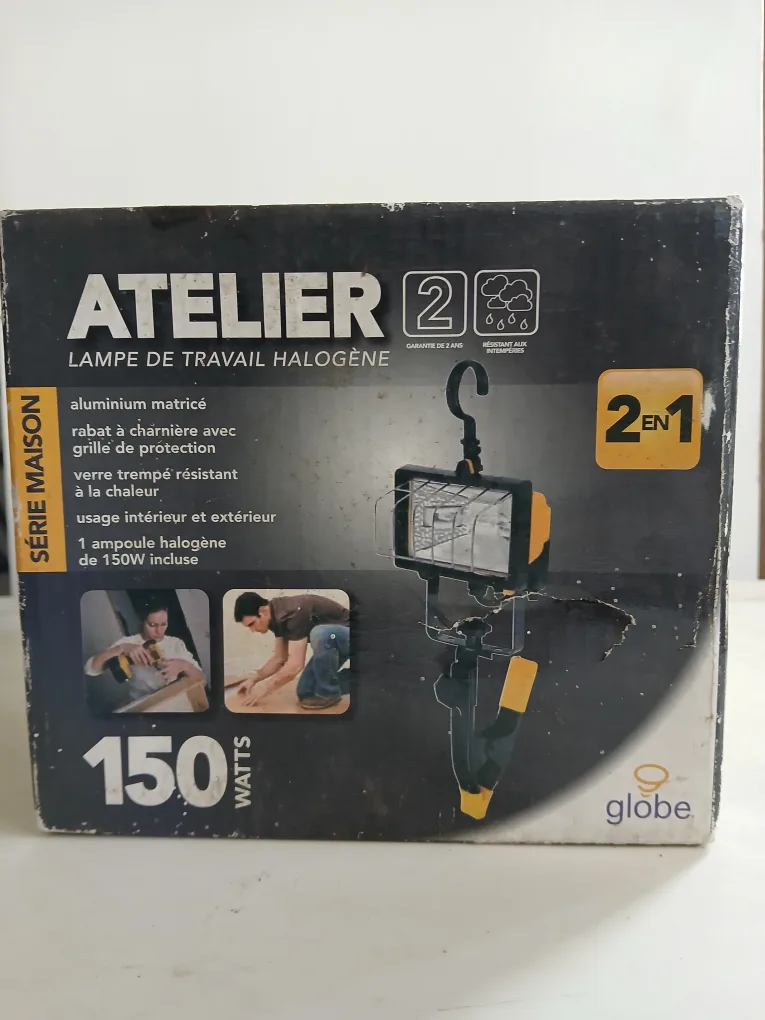 Globe Workshop Halogen Work Light. Firm price. image indicator(2)