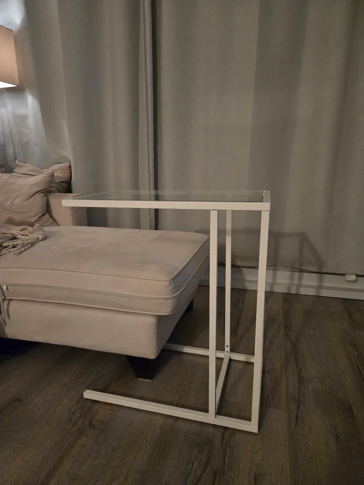 Glass Top Laptop Table (white) image indicator(3)