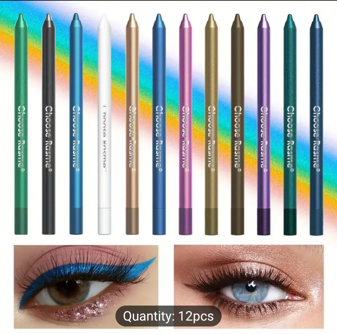 12 Piece Eyeshadow and Eyeliner Pencils thumbnail