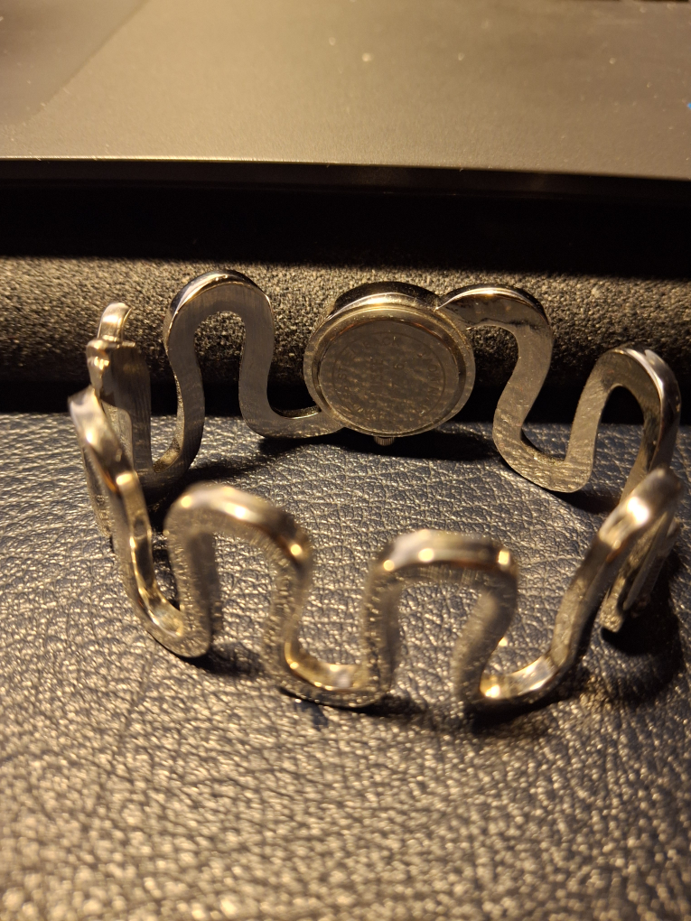 Women's Silver Tone Bangle Watch #freecycle - photo 2