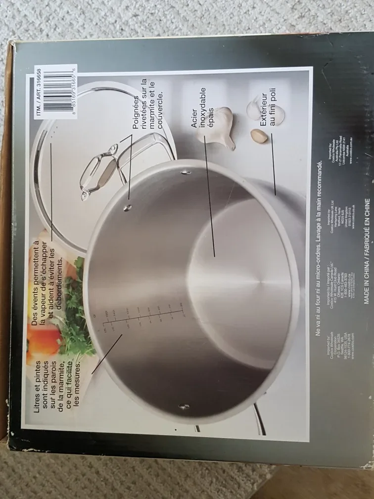 Marmite Stockpot 16 Qt: 16QT Stainless Steel Stockpot image indicator(6)