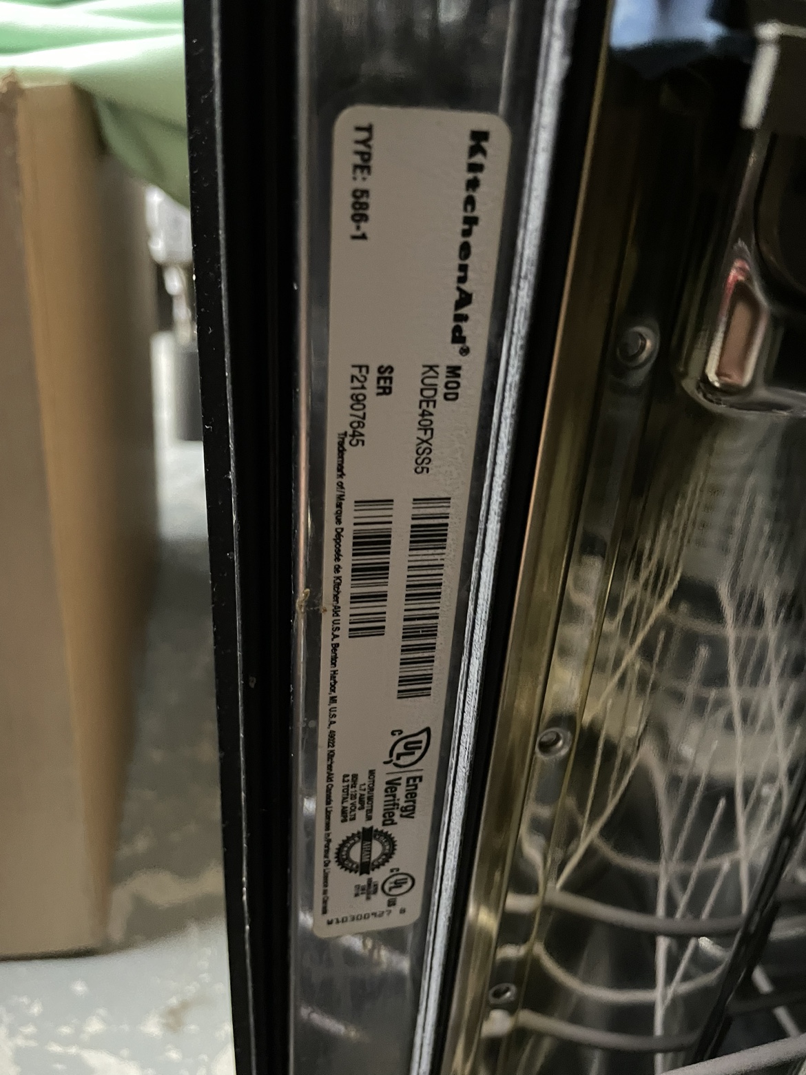 Kitchenaid stainless steel dishwasher - photo 3