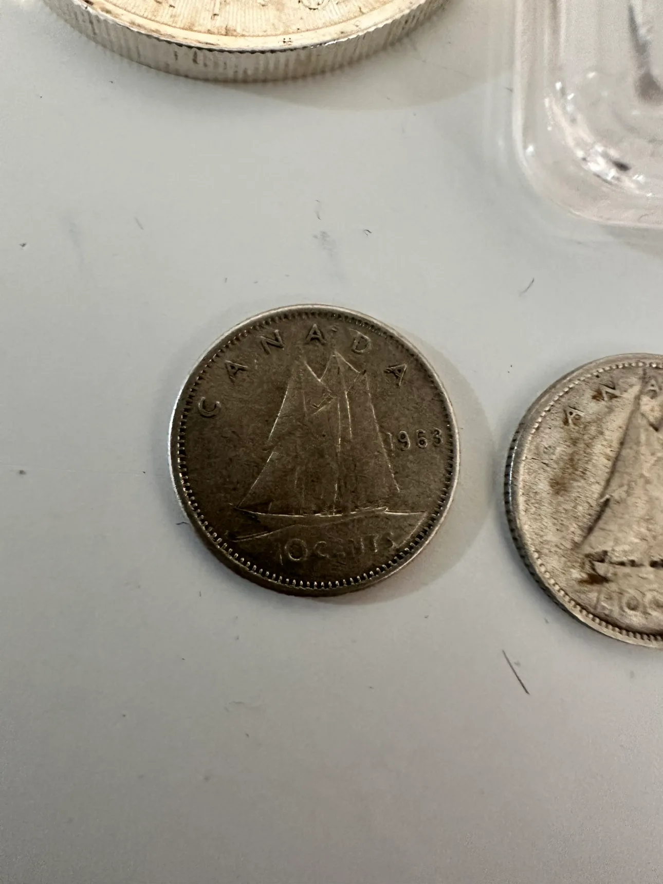 1 oz Silver Canadian Maple Leaf Coin & other silver coins image indicator(3)