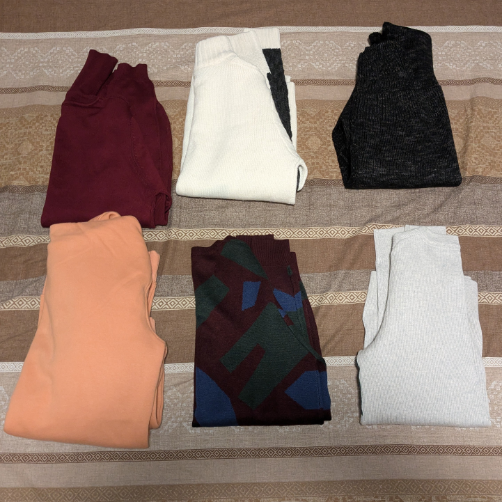Bundle of 5 Unisex Sweaters and 1 Hoodie