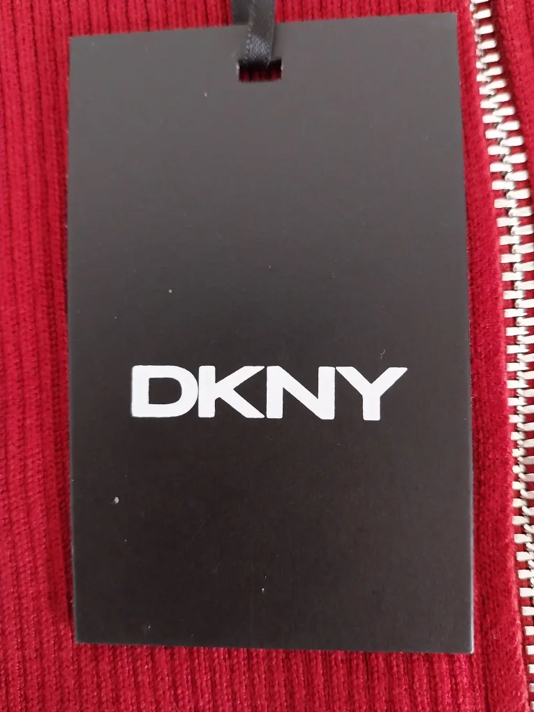 NEW DKNY Red Long Sleeve Sweater image indicator(2)