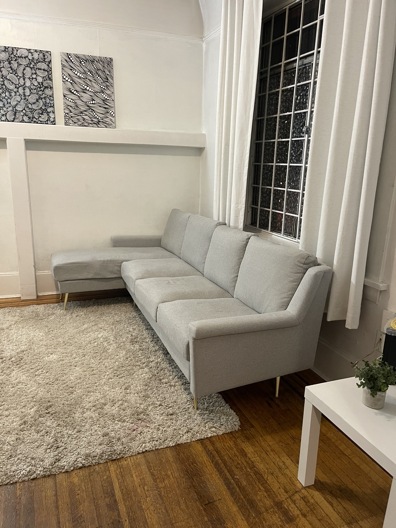 Gray Sectional Sofa - photo 2