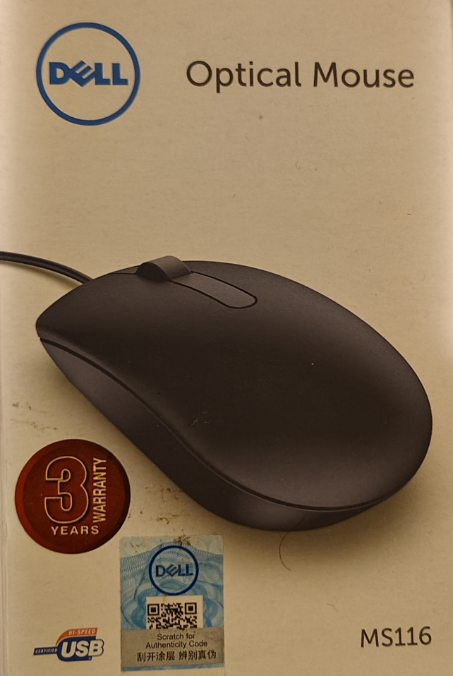 USB Mouse - NEW, UNUSED - HP/ Dell/ Lenovo