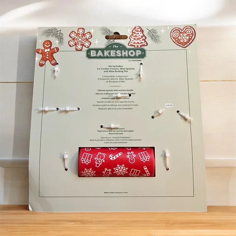 NEW The Bakeshop Christmas Cookie Cutter & Baking Utensil Set image indicator(2)