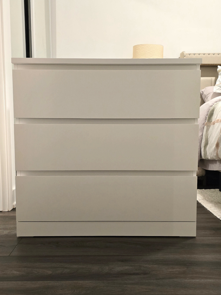 Ikea MALM 3-drawer chest white / pick-up only