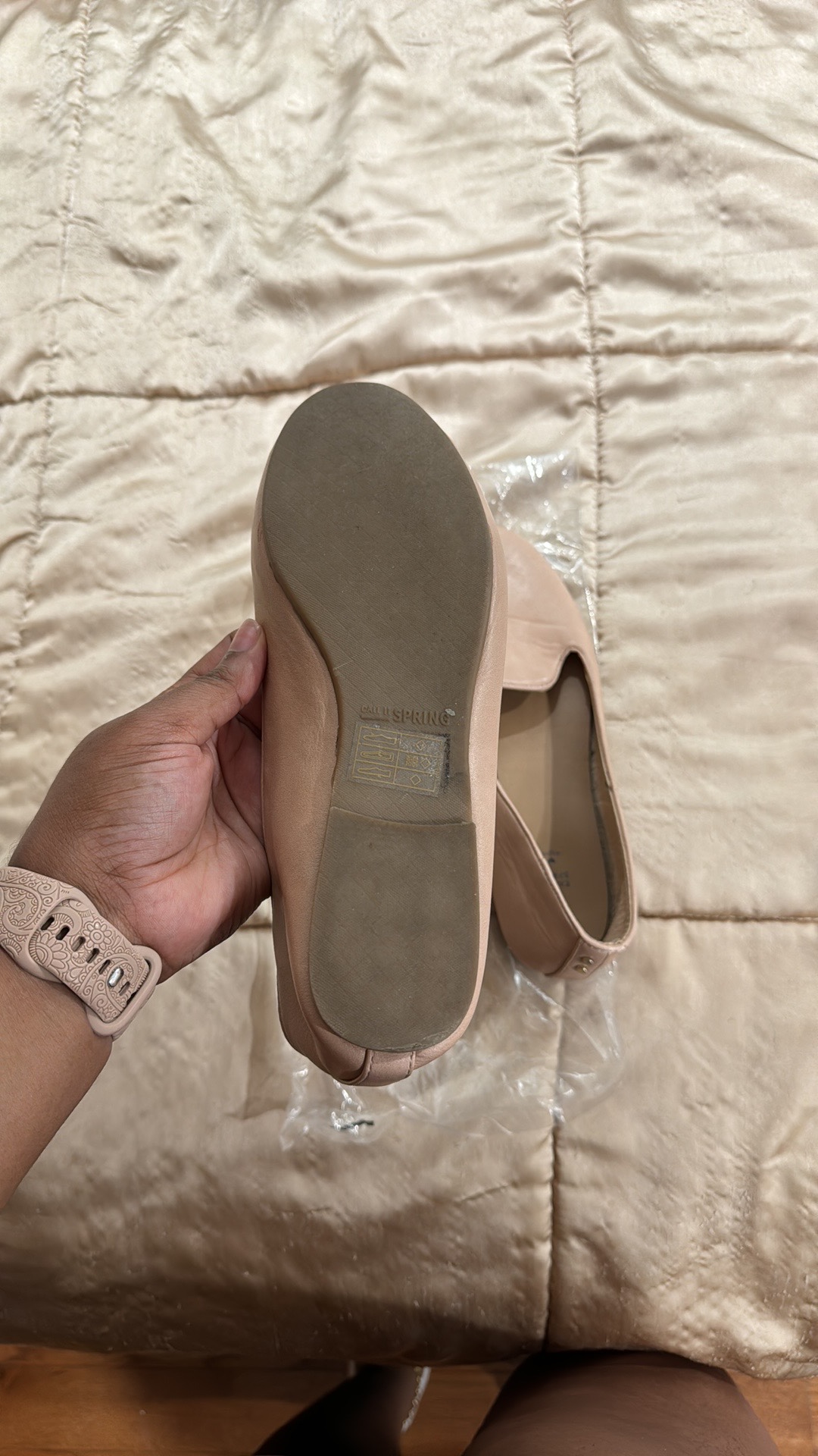 Call It Spring Women's Nude Leather Loafers - photo 2