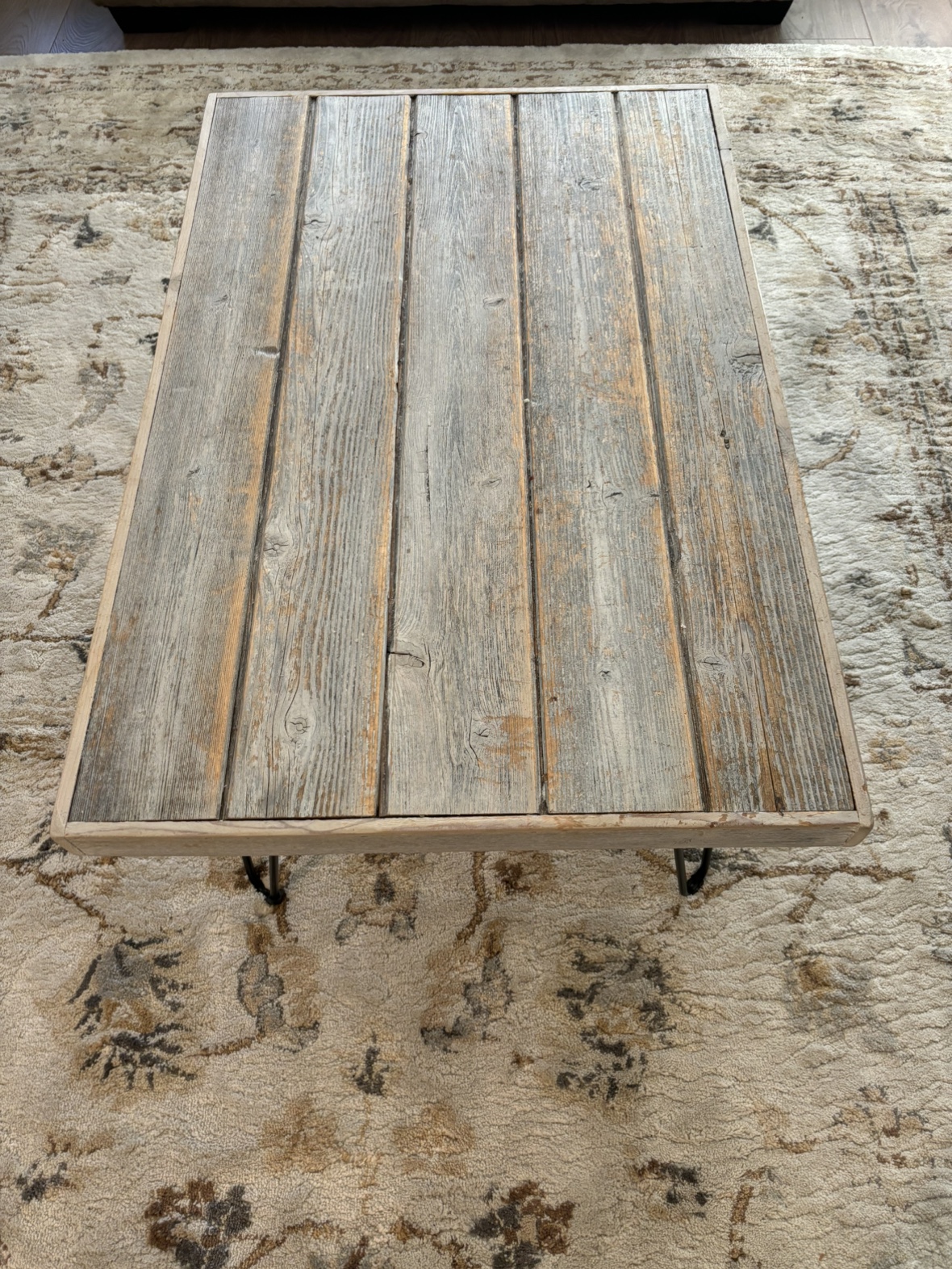 Rustic Farmhouse Coffee Table made by local crafts woman - photo 2