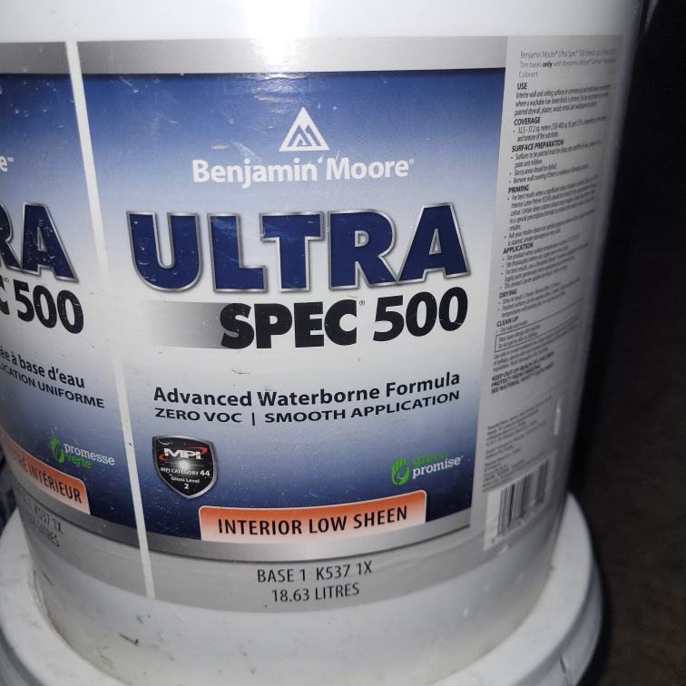 18.6L (5gallon) Benjamin Moore Ultra Spec 500 Interior Paint2