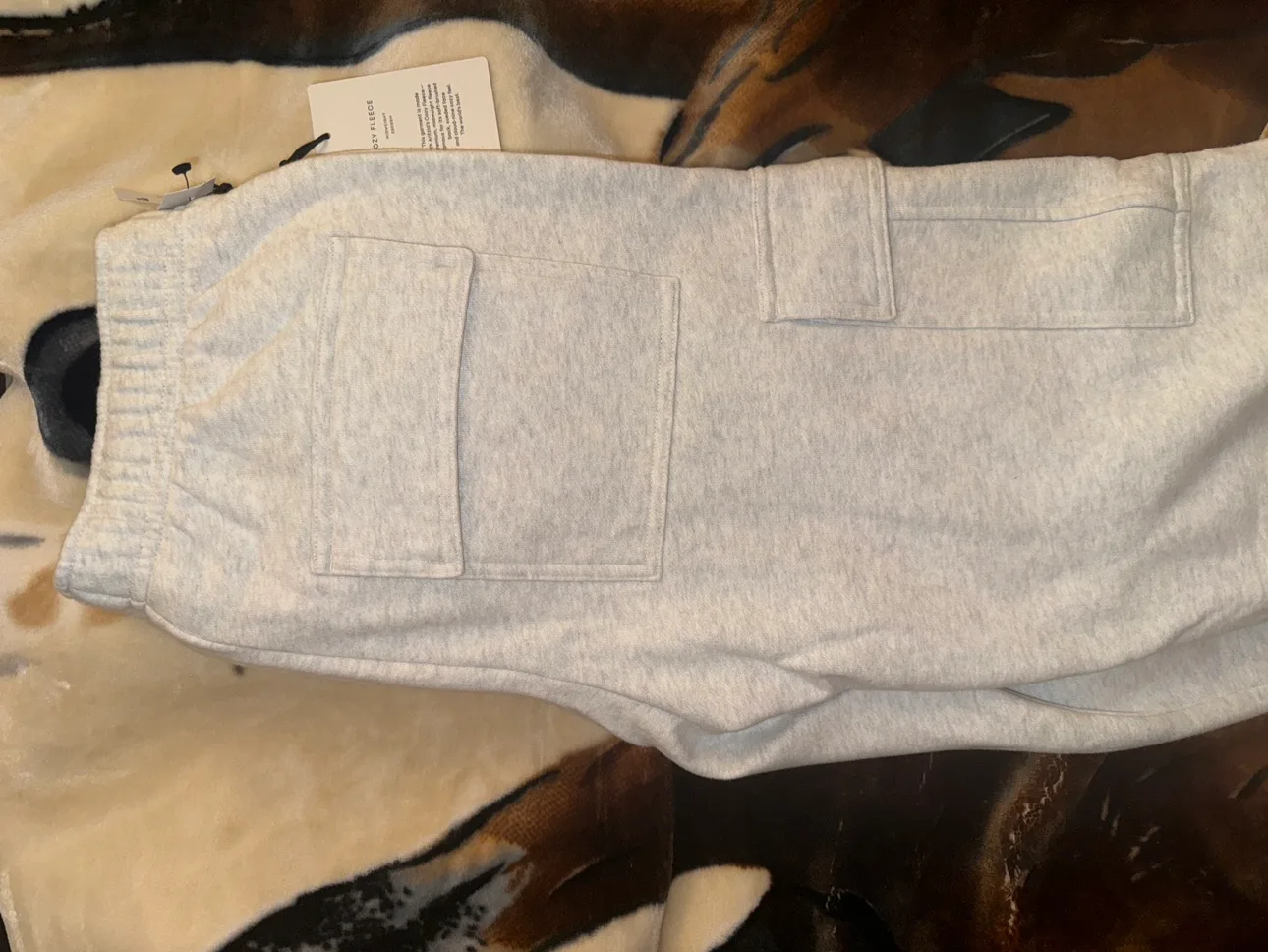 Aritzia Sweatfleece Cargo Pants - Grey image indicator(4)