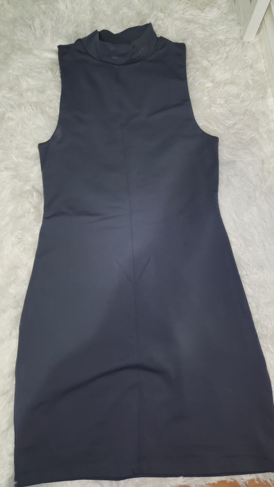 Babaton contour Sleeveless Mock Neck Dress