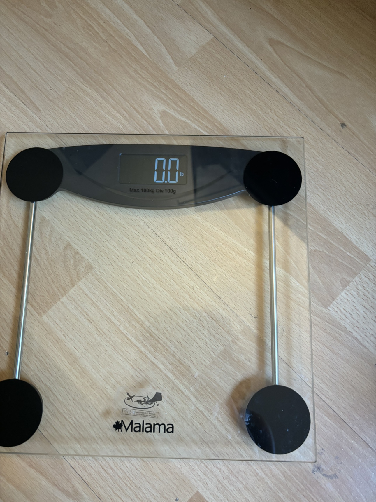 Malama Glass Bathroom Scale - photo 3
