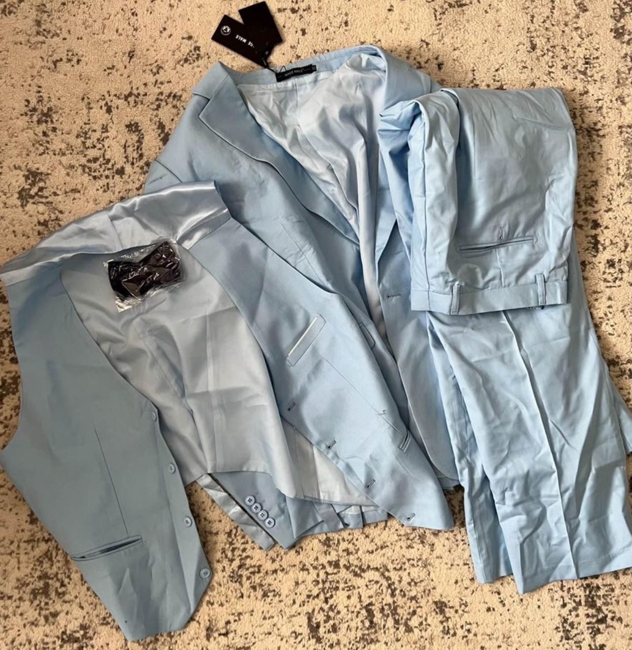 Pieces Mage Suit, Light Blue, Best Fit XL-2XL