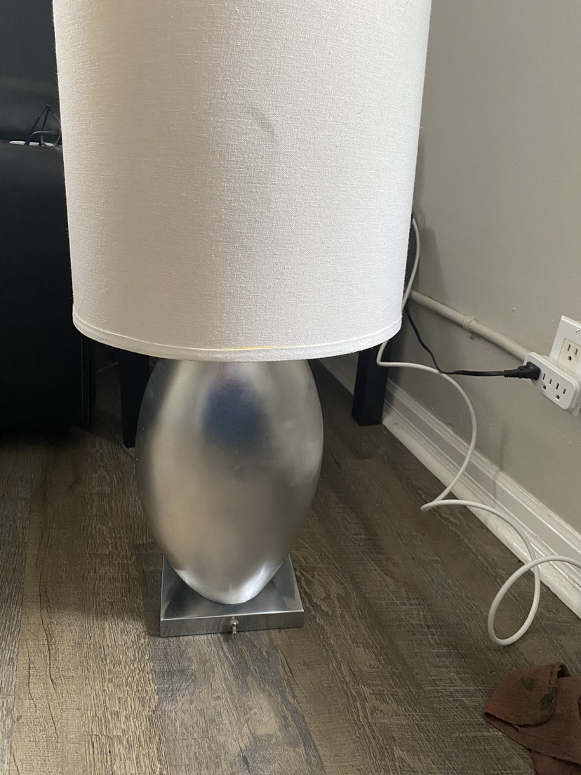 Silver Table Lamp - photo 4